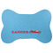 Race Car Bone Shaped Dog Food Mat (Large) (Personalized)