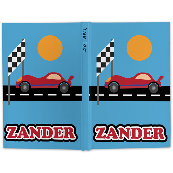 Race Car Large Hard Cover Journal - Apvl