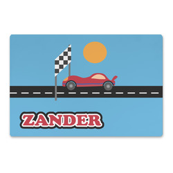 Race Car Large Rectangle Car Magnet (Personalized)
