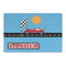 Race Car Large Rectangle Car Magnet (Personalized)