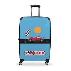 Race Car Suitcase - 28" Large - Checked w/ Name or Text