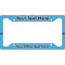 Race Car License Plate Frame - Style A (Personalized)