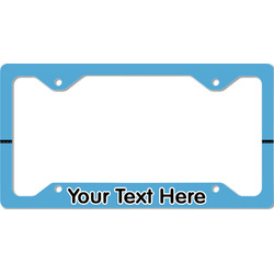 Race Car License Plate Frame - Style C (Personalized)