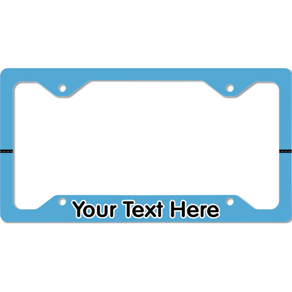 Custom Race Car License Plate Frame - Style C (Personalized)