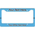 Race Car License Plate Frame - Style B (Personalized)