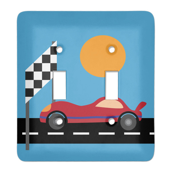 Custom Race Car Light Switch Cover (2 Toggle Plate)