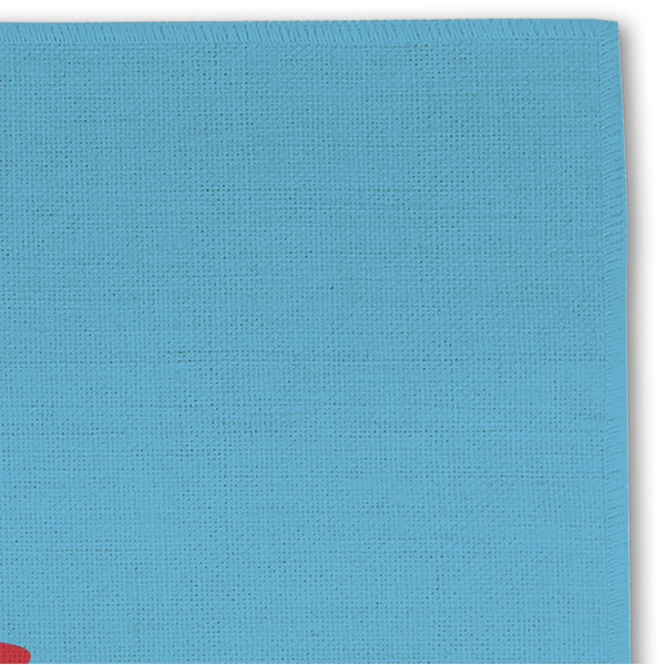 Race Car Linen Placemat - DETAIL