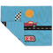 Race Car Linen Placemat - Folded Corner (double side)