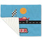 Race Car Linen Placemat - Folded Corner (single side)