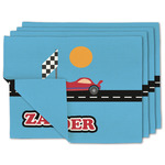Race Car Linen Placemat w/ Name or Text