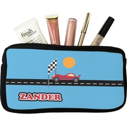 Race Car Makeup / Cosmetic Bag (Personalized)