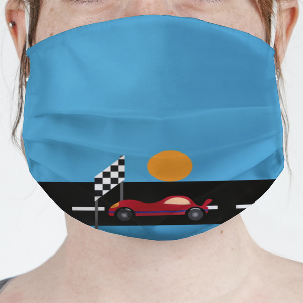 Custom Race Car Face Mask Cover