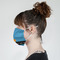 Race Car Mask - Side View on Girl