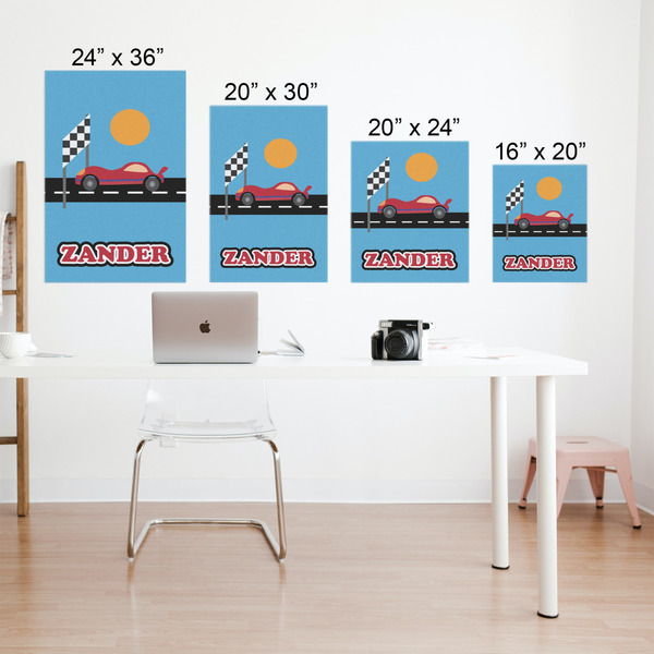 Race Car Matte Poster - Sizes