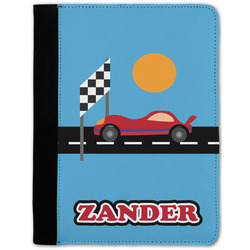 Race Car Notebook Padfolio w/ Name or Text