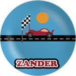 Race Car Melamine Plate (Personalized)