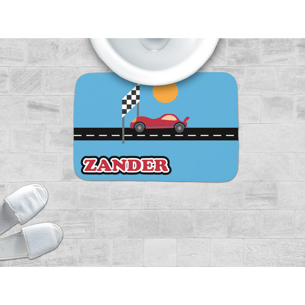Race Car Memory Foam Bath Mat - LIFESTYLE