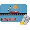 Race Car Memory Foam Bath Mat - 24"x17" (Personalized)