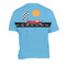 Race Car Men's Crew Neck T Shirt Medium - Back
