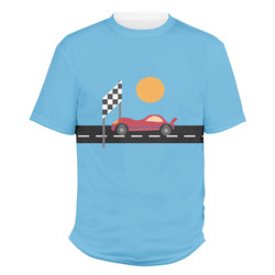 Race Car Men's Crew T-Shirt - Large