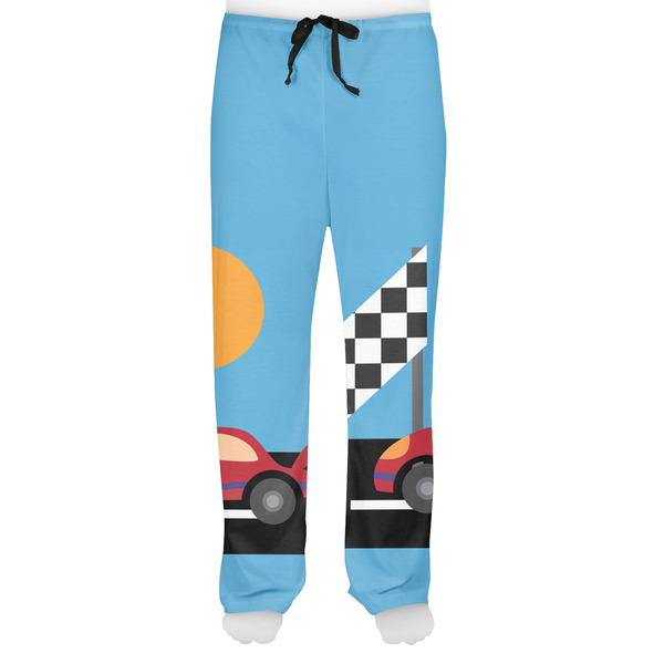 Race Car Men's Pjs Front - on model