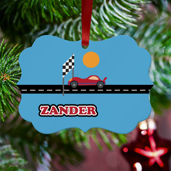 Race Car Metal Benilux Ornament - Lifestyle