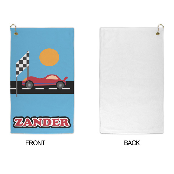 Race Car Microfiber Golf Towels - APPROVAL
