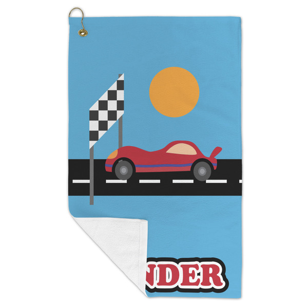 Race Car Microfiber Golf Towels - FOLD