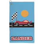Race Car Microfiber Golf Towel (Personalized)