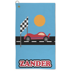 Race Car Microfiber Golf Towel (Personalized)