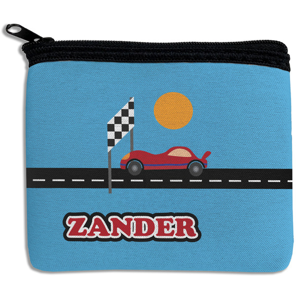 Custom Race Car Rectangular Coin Purse (Personalized)