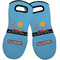 Race Car Neoprene Oven Mitts - Set of 2 w/ Name or Text