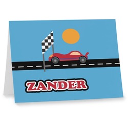 Race Car Note cards (Personalized)