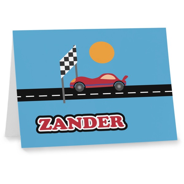 Custom Race Car Note cards (Personalized)