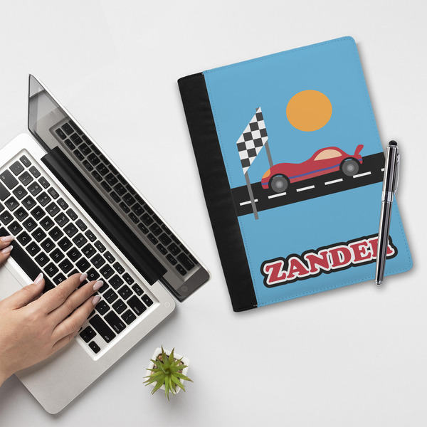 Race Car Notebook Padfolio - LIFESTYLE (large)