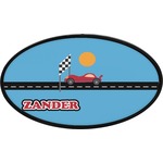 Race Car Oval Trailer Hitch Cover (Personalized)