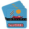 Race Car Paper Coasters - Front/Main