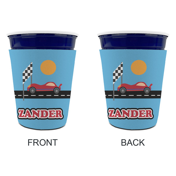 Race Car Party Cup Sleeves - without bottom - Approval