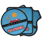 Race Car Iron on Patches (Personalized)