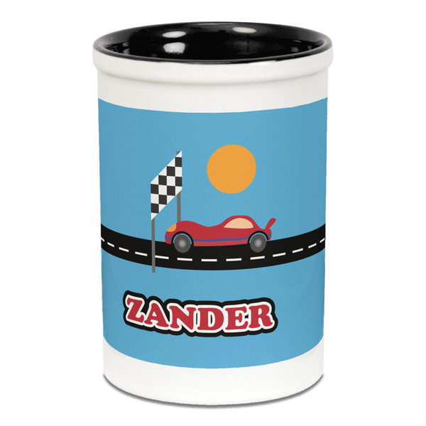 Race Car Pencil Holder - Black