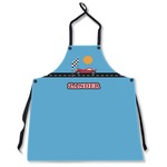 Race Car Apron Without Pockets w/ Name or Text