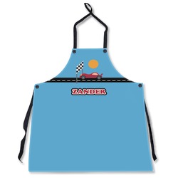 Race Car Apron Without Pockets w/ Name or Text