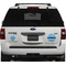 Race Car Personalized Car Magnets on Ford Explorer