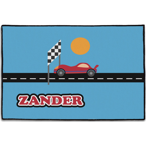 Race Car Personalized Door Mat - 36x24 (APPROVAL)