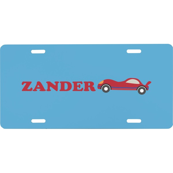 Custom Race Car Front License Plate (Personalized)