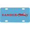 Race Car Mini / Bicycle License Plate (4 Holes) (Personalized)