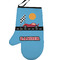 Race Car Left Oven Mitt (Personalized)