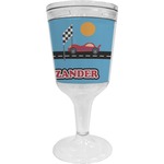 Race Car Wine Tumbler - 11 oz Plastic (Personalized)