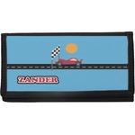 Race Car Canvas Checkbook Cover (Personalized)