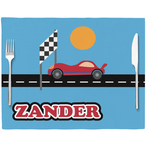 Race Car Placemat with Props